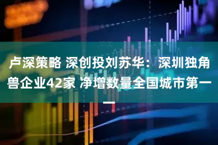 卢深策略 深创投刘苏华：深圳独角兽企业42家 净增数量全国城市第一